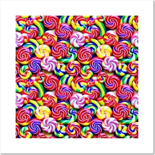 Sweet Candy Pattern Posters and Art